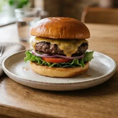 Cheeseburgare på nötfärs